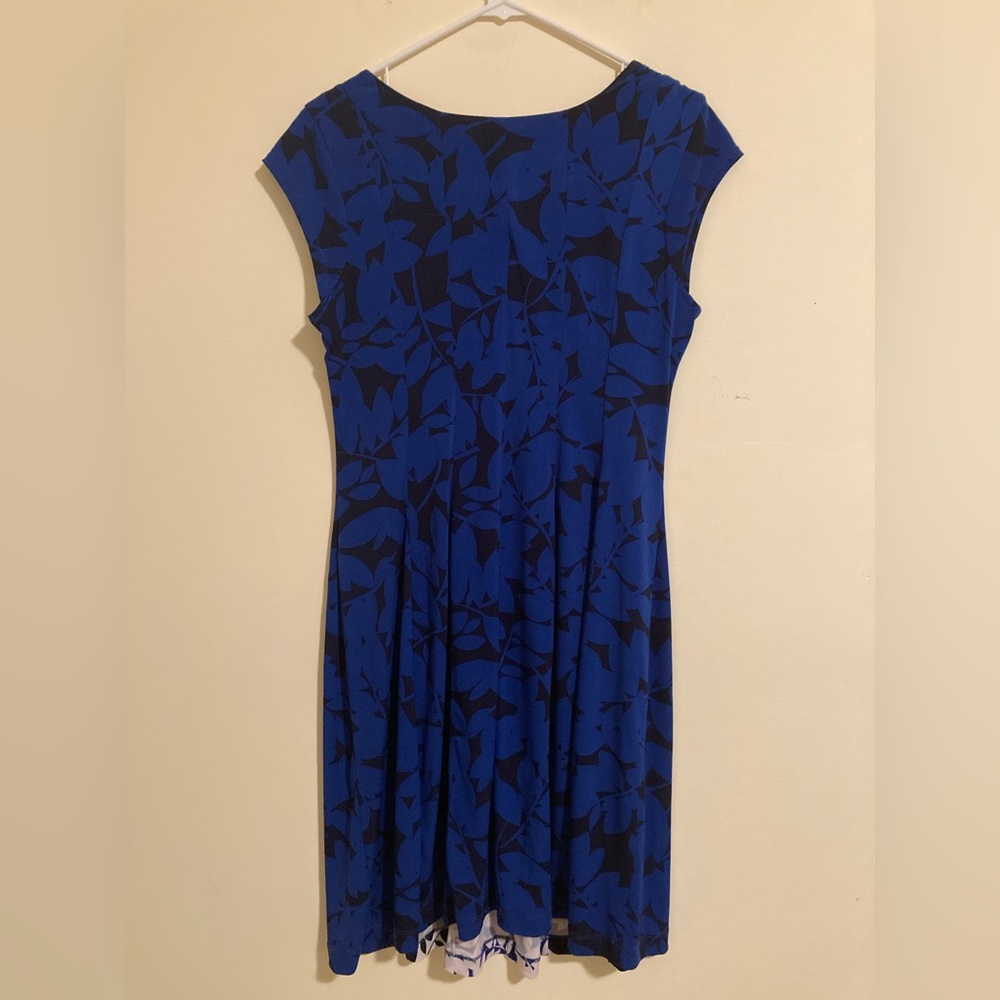 Signature by Robbie Lee Multicolor Knee-Length Pleated Dress - Picture 2 of 3